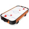 Front. Best Choice Products - Best Choice Products 40in Air Hockey Arcade Table w/ 100V Motor, Electric Fan, 2 Strikers, 2 Pucks - Light Brown - Light Brown.