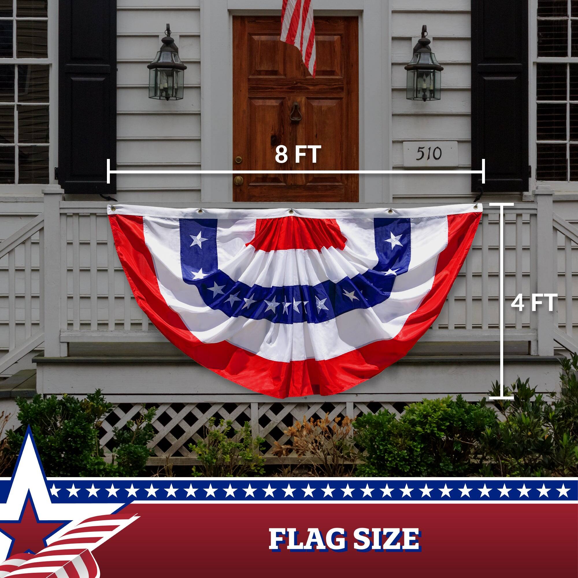8 FT 510 4 FT FLAG SIZE