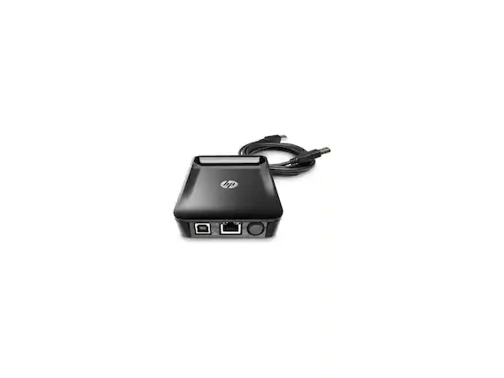 Front. HP - HP Jetdirect LAN Accessory.