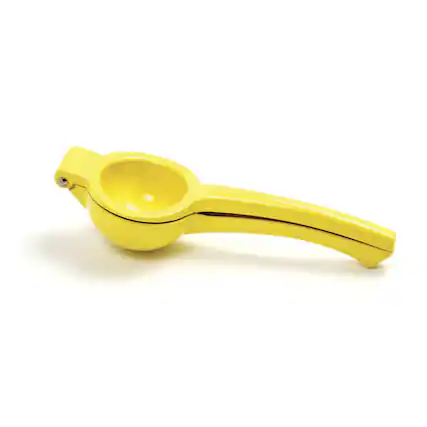 Front. Norpro - Aluminum Lemon Juicer, Yellow - Yellow.