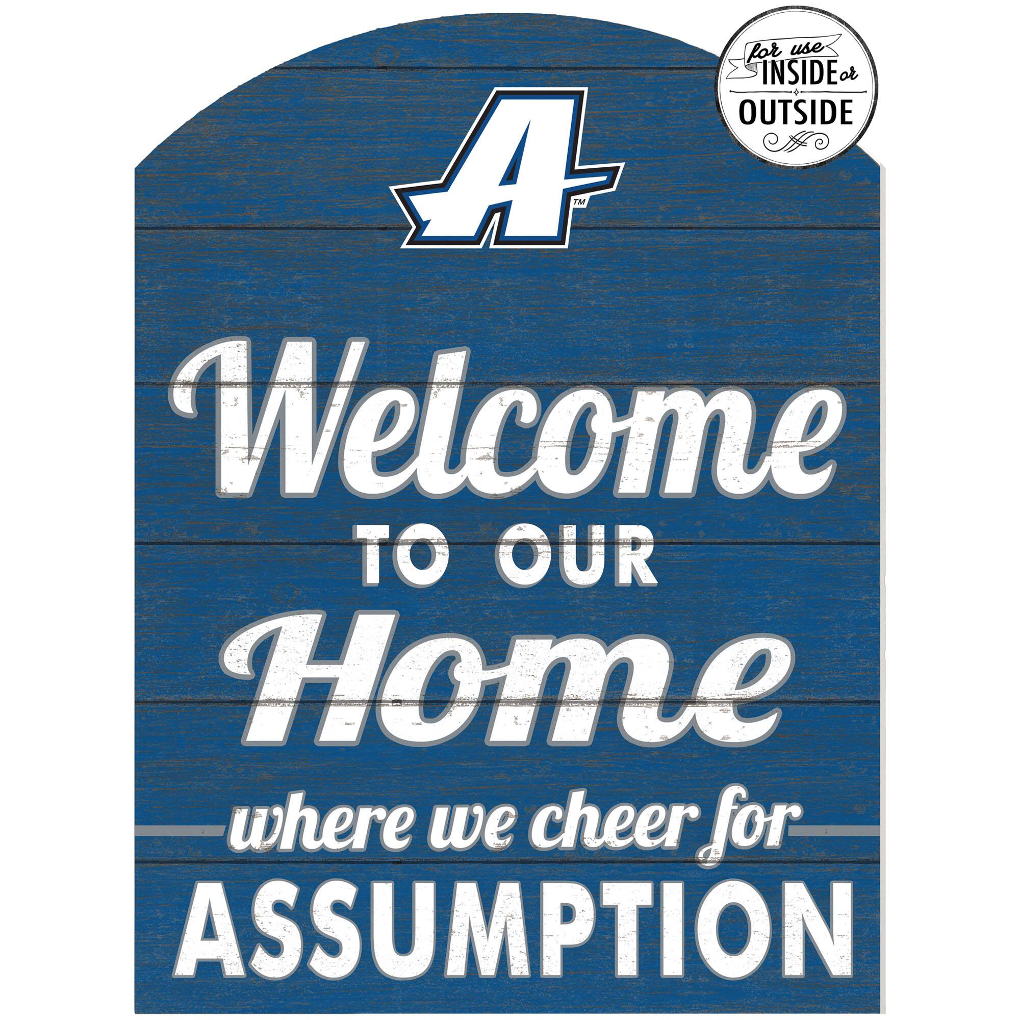 Blue Assumption Greyhounds 16'' x 22'' Marquee Sign