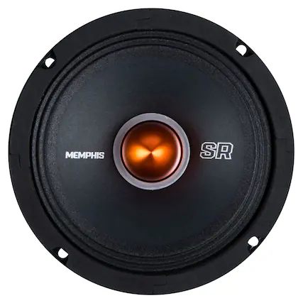 Front. Memphis Car Audio - Memphis Audio SRXP62V2 SRX Pro 6.5" 125w 4ohm mid - Sold Individually - Black/Gray.