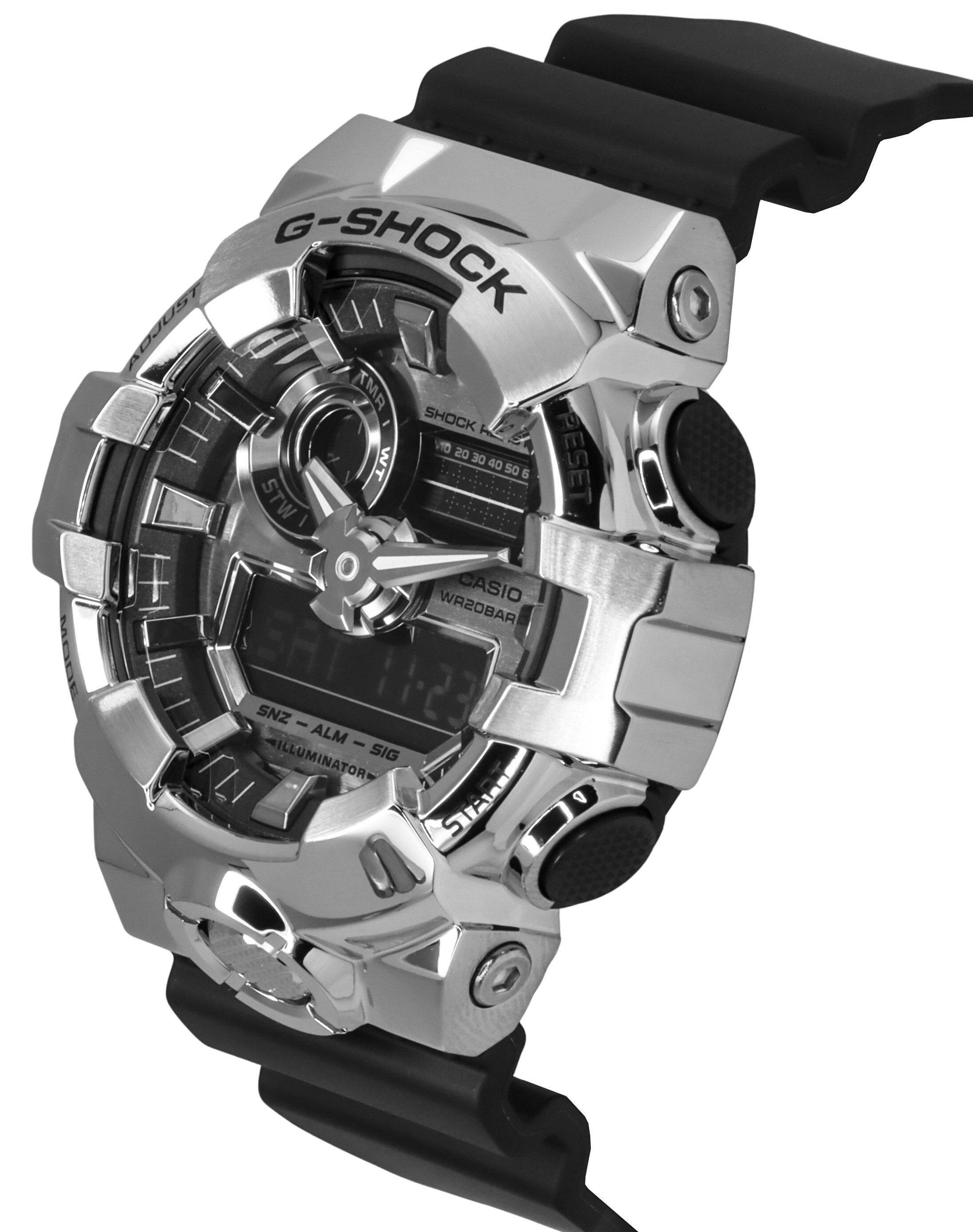 G-SHOCK  
ADJUST  
SHOCK RESIST  
WR20BAR  
SIO  
40 50 60  
RESET  
SNZ - ALM - SIG  
ILLUMINATOR  
CASIO