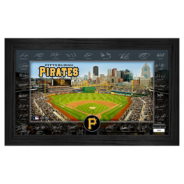 Highland Mint - Pittsburgh Pirates Framed 12" x 20" 2025 Signature Field Photograph - Facsimile Signatures - Limited Edition of 5,000 - Multicolor