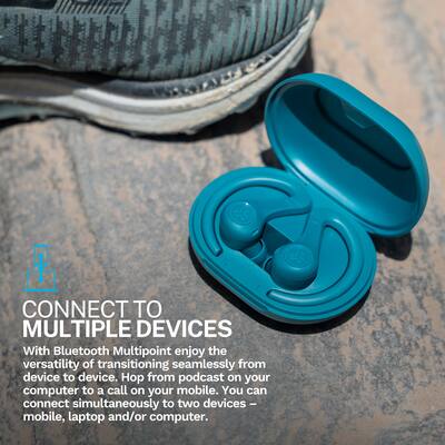 JLab JBuds Sport ANC 4 True Wireless Earbuds Teal EBJBSPTANCRTEL84 JLab JBuds Sport ANC 4 True Wireless Earbuds Teal EBJBSPTANCRTEL84