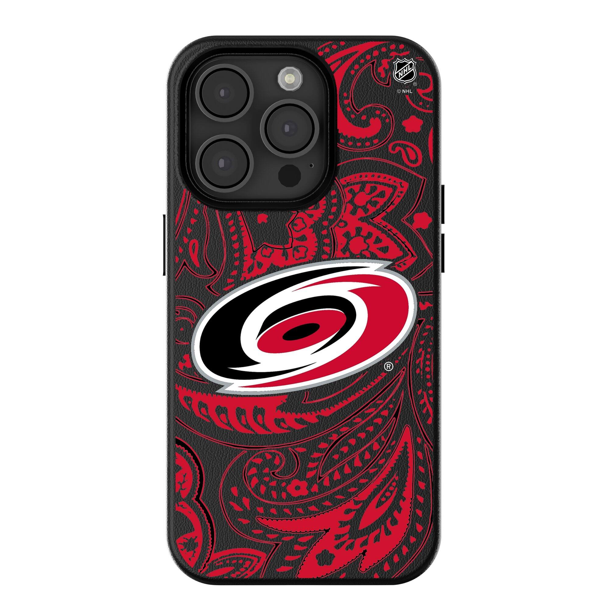 Keyscaper - NHL - Carolina Hurricanes Paisley iPhone Magnetic Bump Case - 16 Plus - Black price history on PriceWatchPro