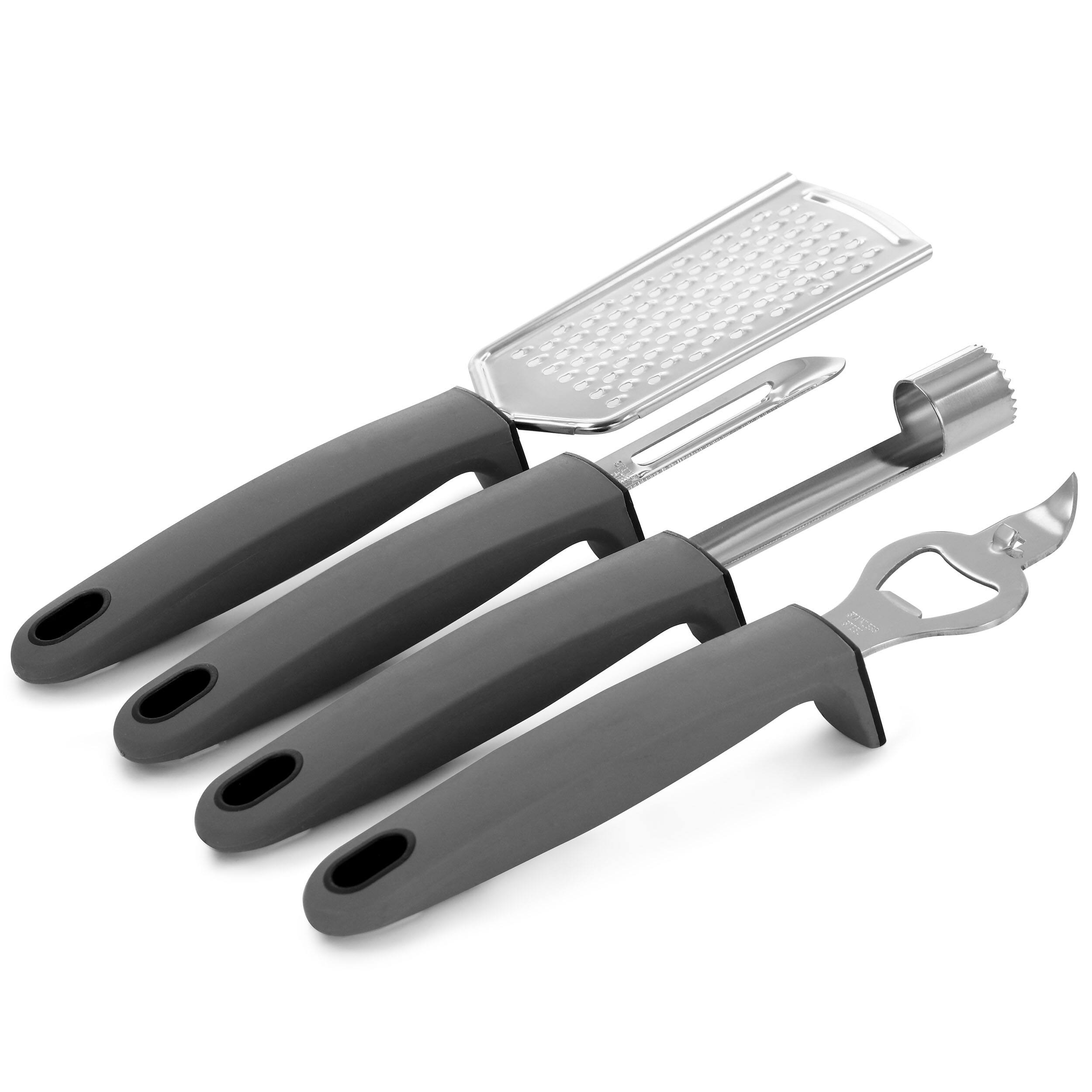 Alt View 1. Oster - Oster 19 Piece Nylon and Stainless Steel Kitchen Tool and Utensil Set - Silver.