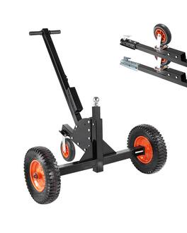 VEVOR - Heavy-Duty Trailer Dolly, 1500lbs Tongue Weight Capacity, 2 in 1 Trailer Mover with 2 in Ball, 16 in Pneumatic Tires - Black,Orange