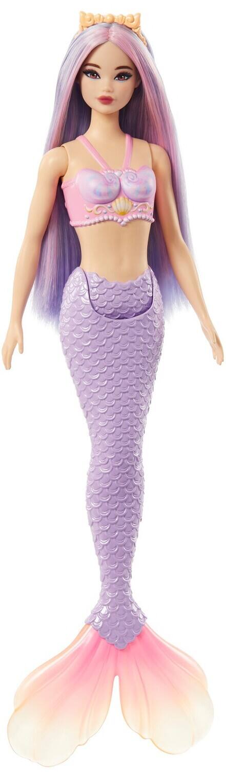 Alt View 2. Mattel - Barbie Mermaid Doll With Lilac Hair, Purple Tail & Headband Accessory   - COLLECTIBLES - Multicolor.