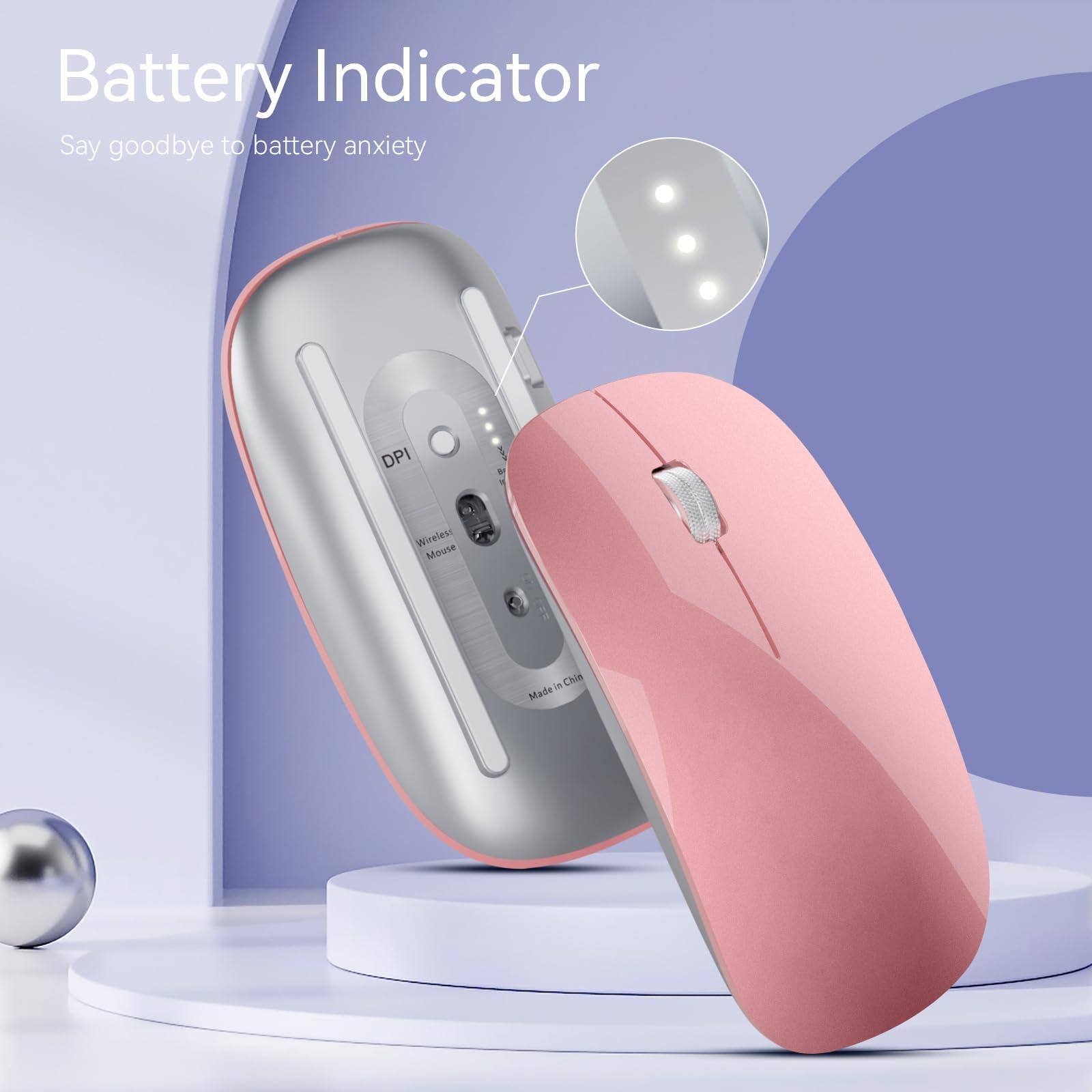 Battery Indicator  
Say goodbye to battery anxiety  

DPI  
Wireless  
Made in China