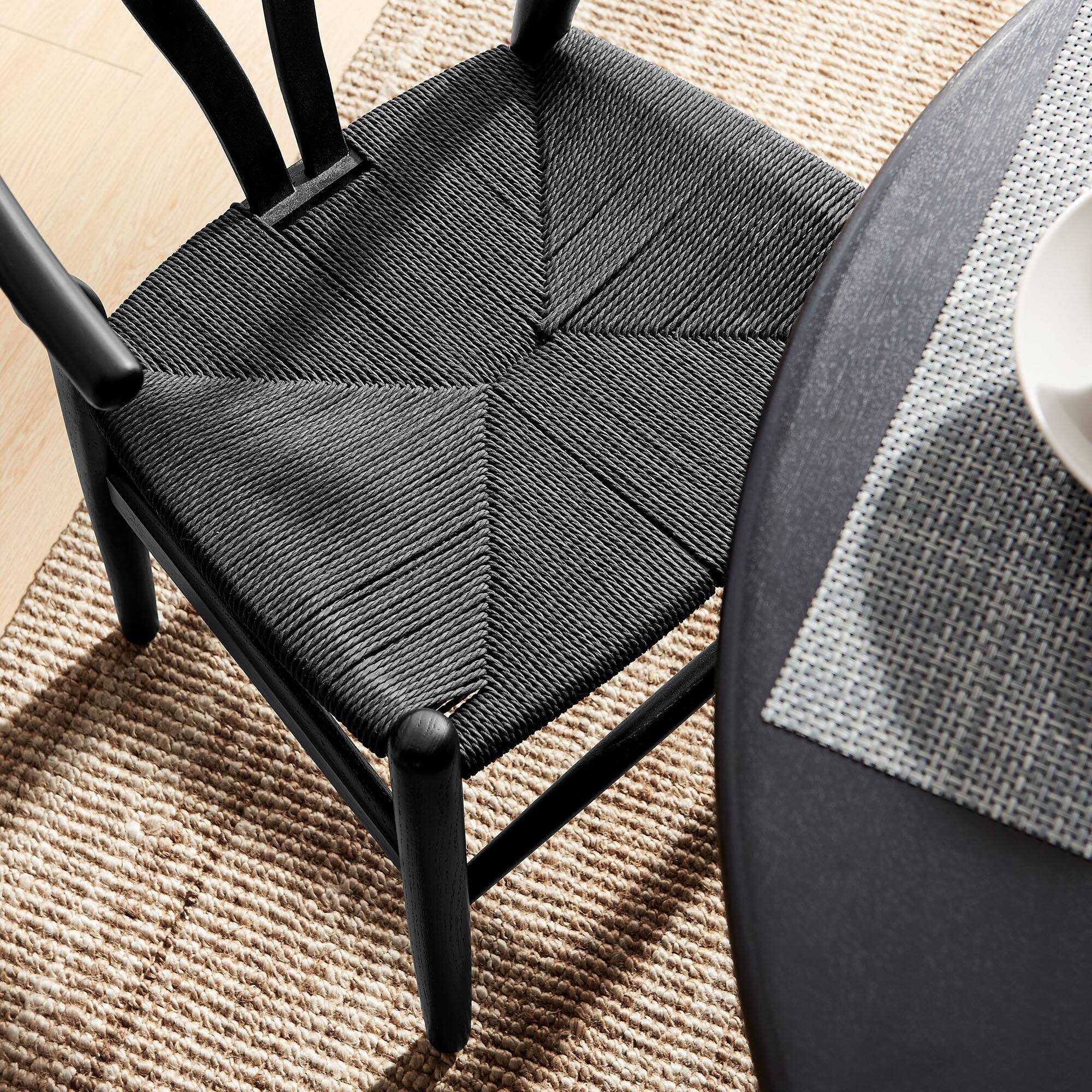 Alt View 6. Modway - Amish 29" Wood Dining Chair by Modway - Black.