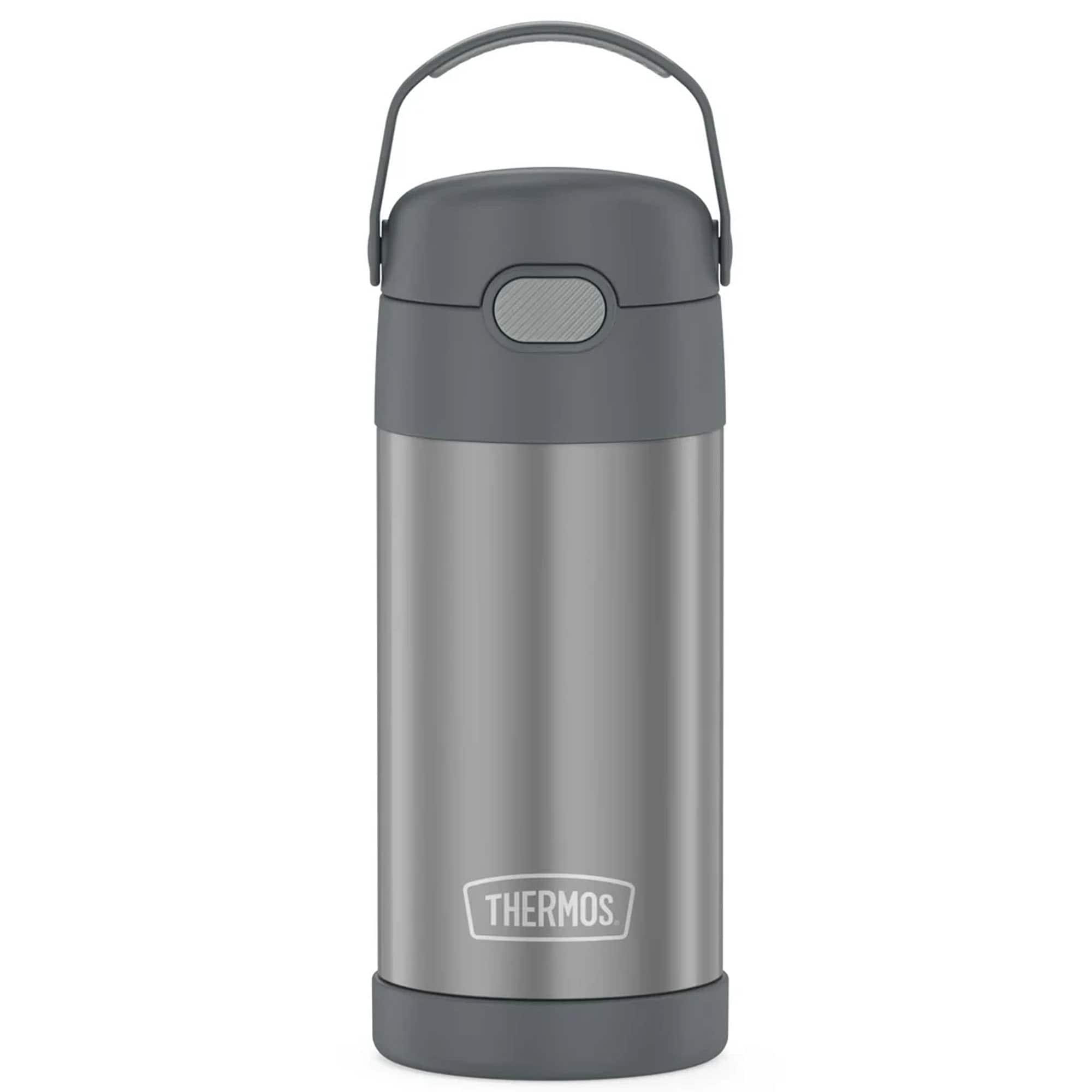 Thermos - 12 oz. Kid's Funtainer Insulated Water Bottle - Gray