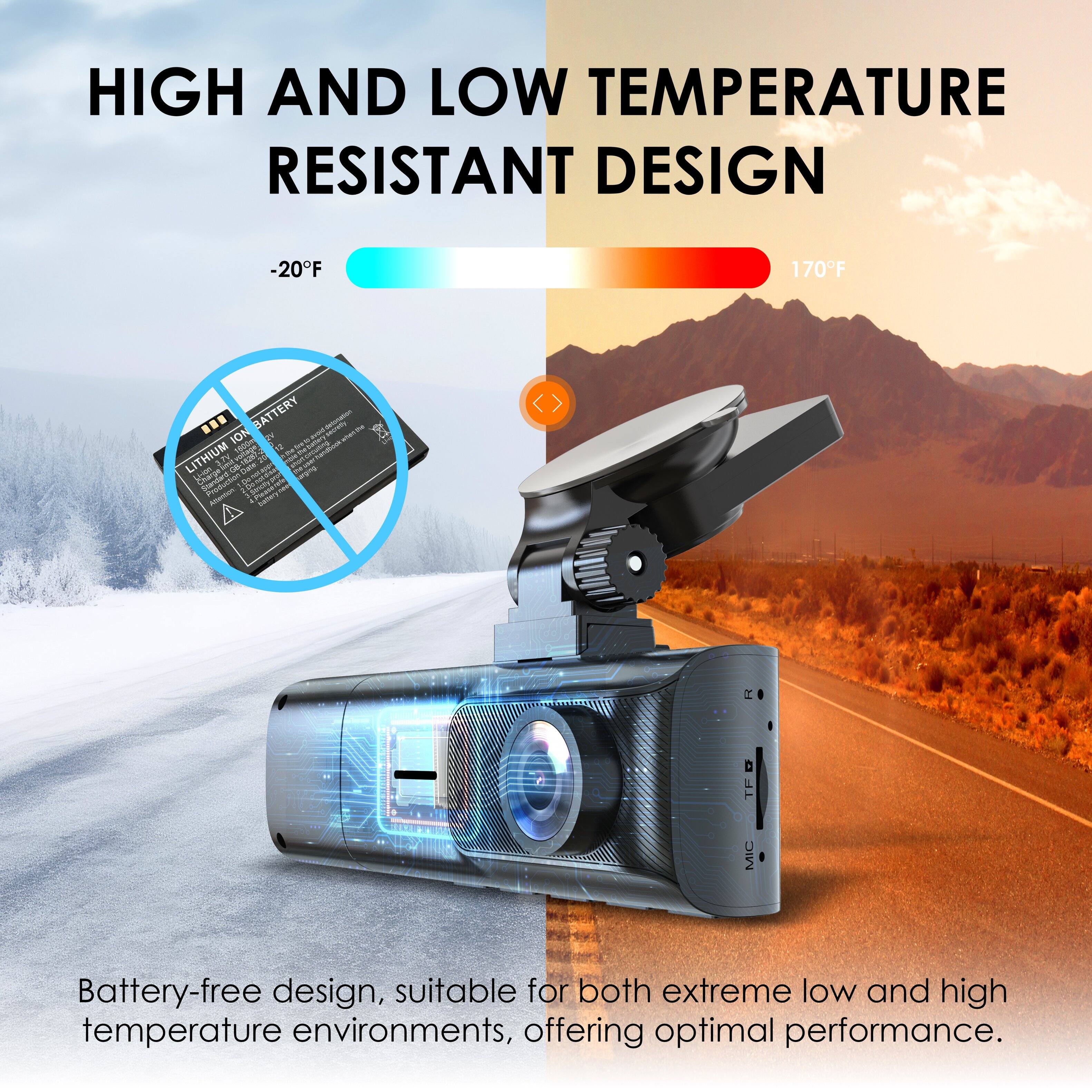 High and Low Temperature Resistant Design -20°F to 170°F Battery-free design, suitable for both extreme low and high temperature environments, offering optimal performance.