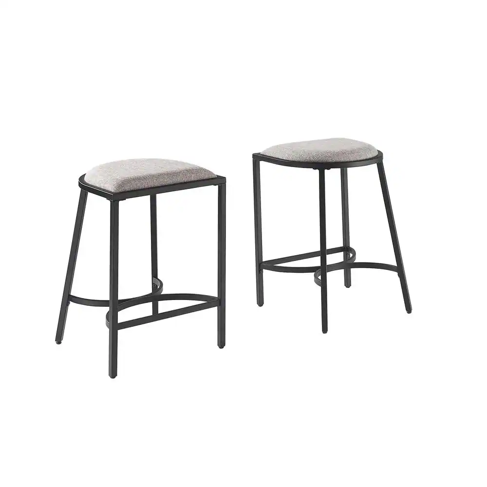 Alt View 2. Crosley Furniture - Ellery 2-Piece Counter Height Bar Stool Set - 2 Stools - Gray.