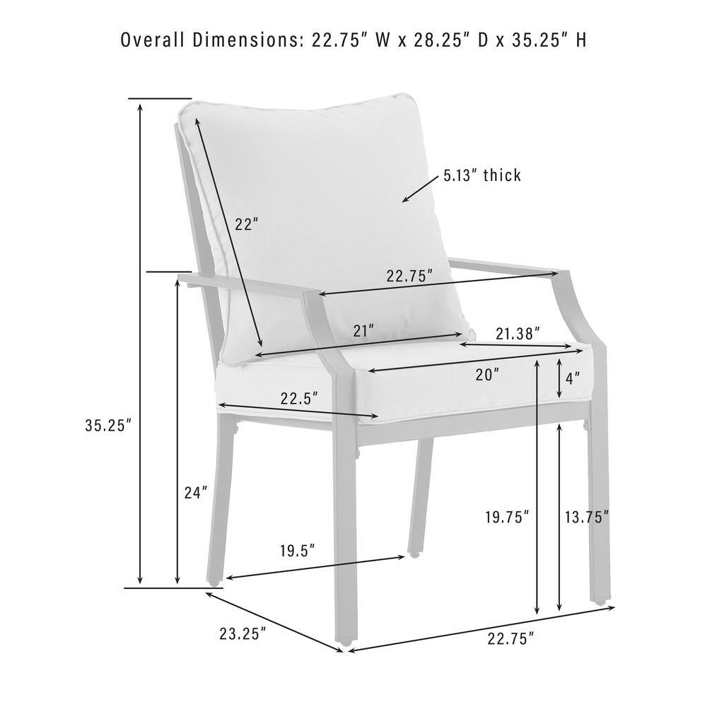 Overall Dimensions: 22.75" W X 28.25" D X 35.25" H  
5.13" thick  
22"  
22.75"  
21"  
21.38"  
35.25"  
22.5"  
20"  
4"  
24"  
19.75"  
13.75"  
19.5"  
23.25"