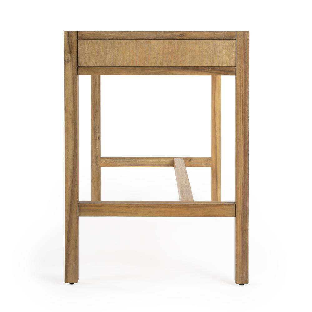 Back. Butler Specialty - Lark Natural Wood Desk - Light Brown.