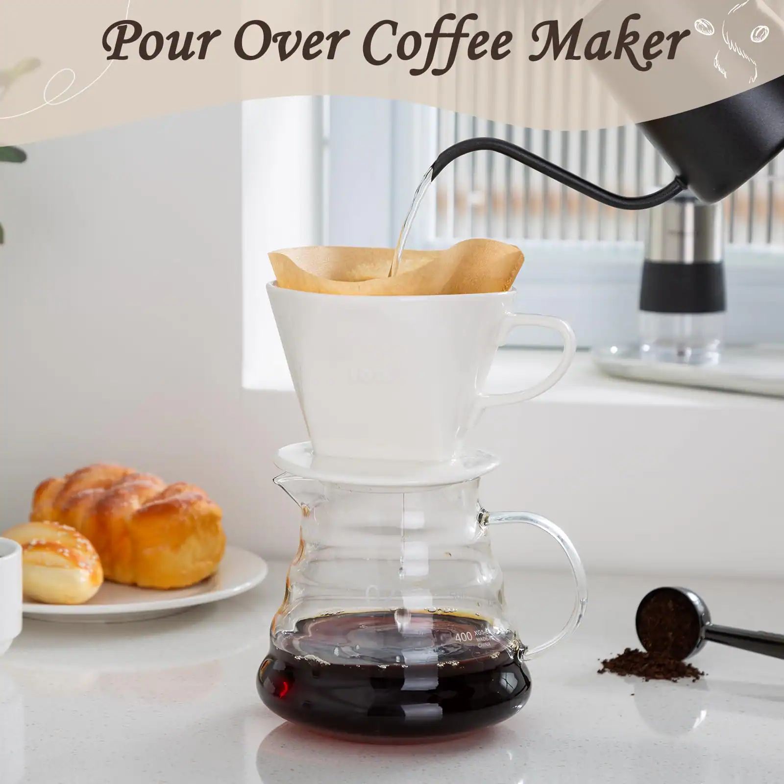 Pour Over Coffee Maker