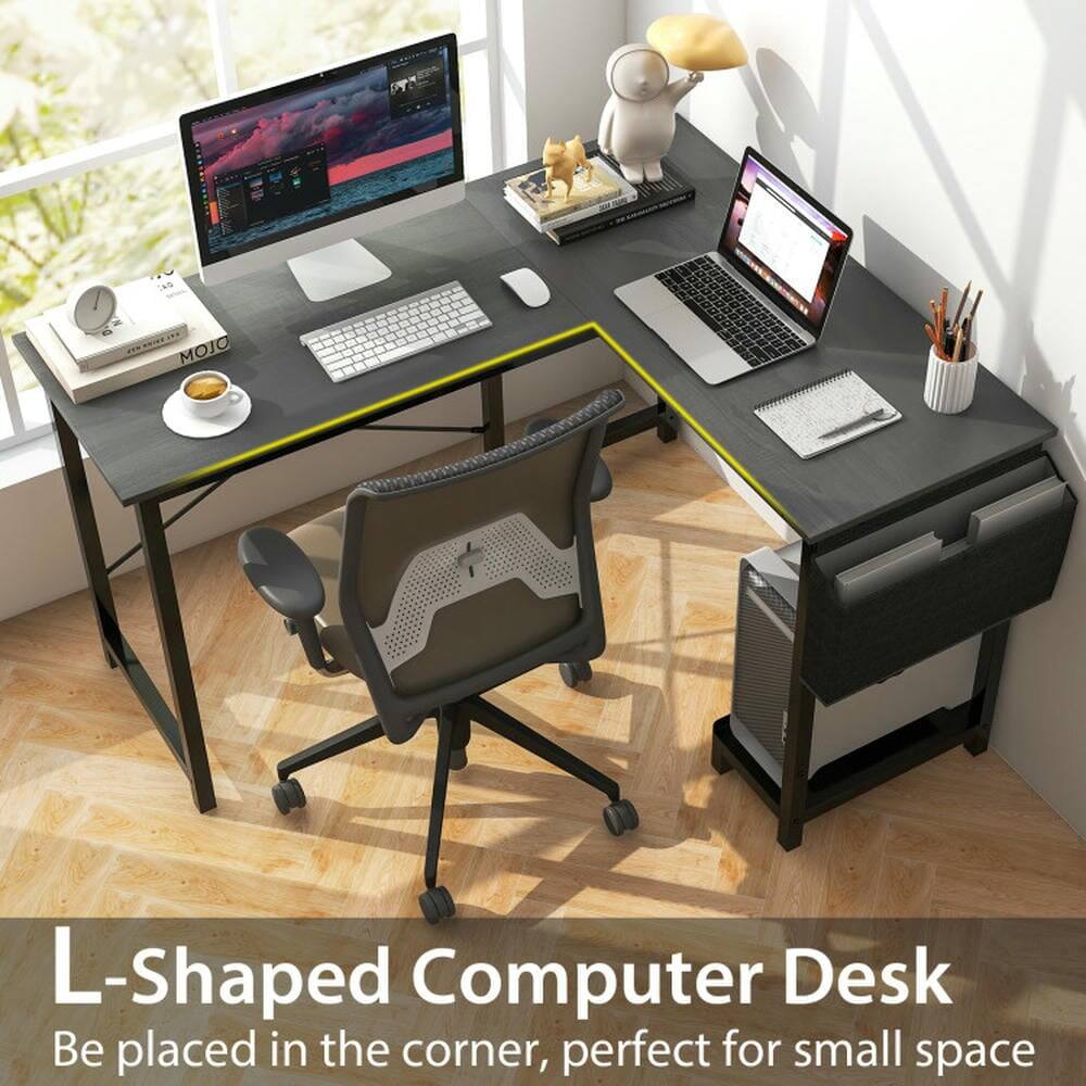 L-Shaped Computer Desk  
Be placed in the corner, perfect for small space