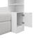 Alt View 4. Anysun - Full Size Wall Murphy Bed with Sofa and Storage Cabinets, Space-Saving Wall Bed for Home Office & Guest Room - White.