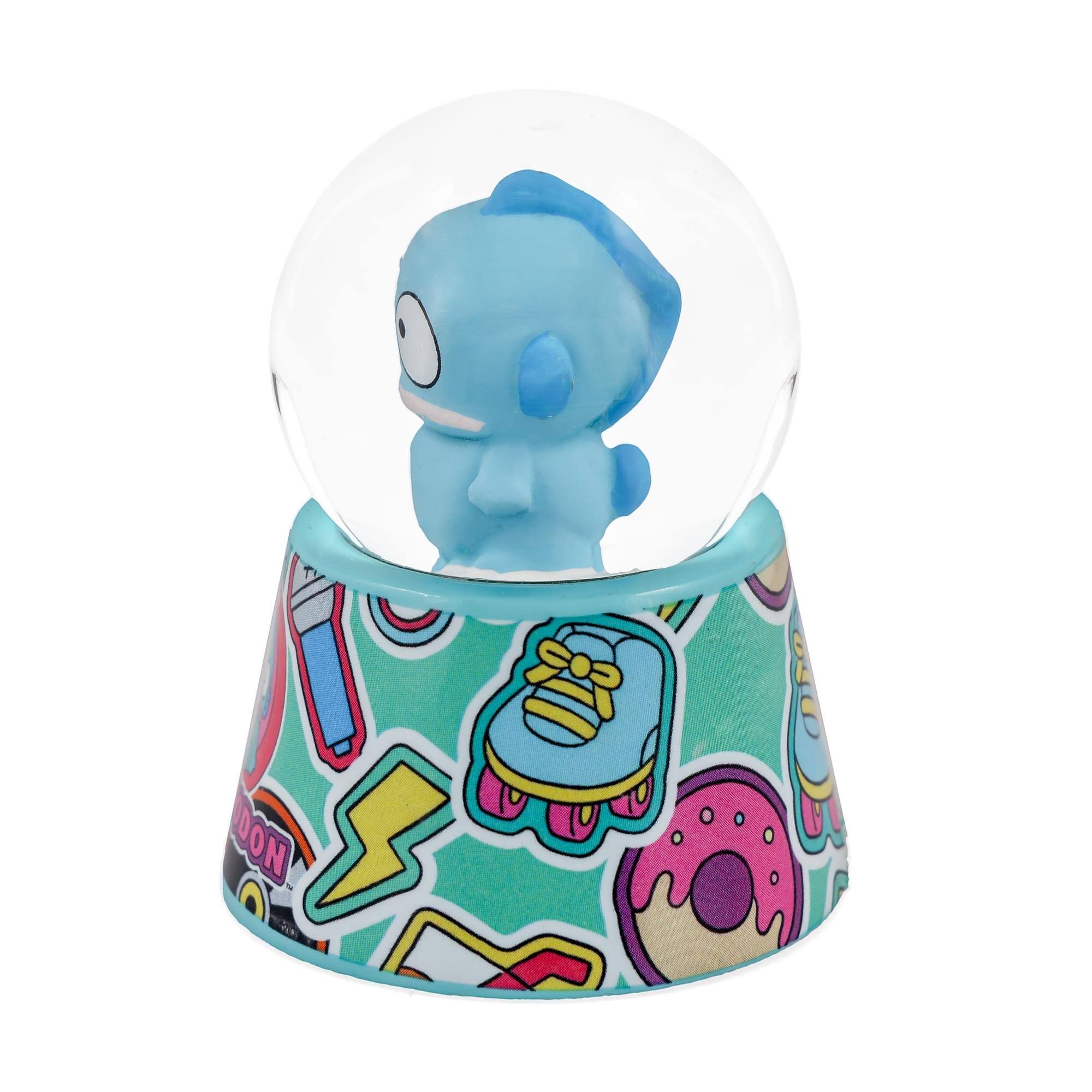 Alt View 10. Silver Buffalo - Sanrio Hangyodon 2.5-Inch Mini Snow Globe - Blue.