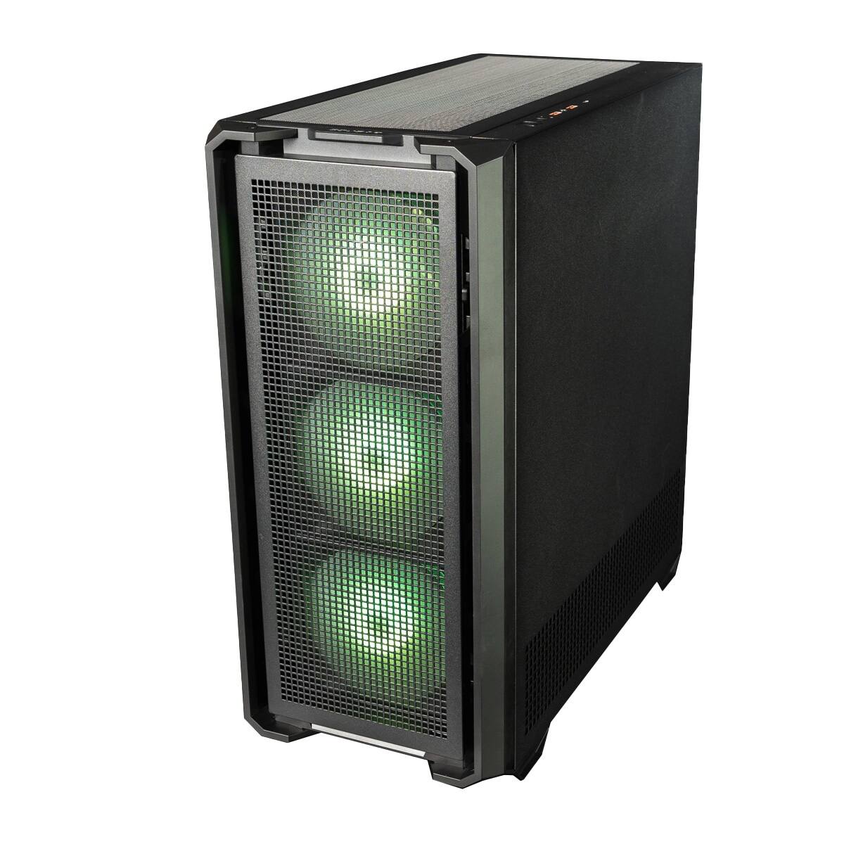 Alt View 1. Skytech Gaming - Skytech EDGE - Intel Core i5 14400F, 5060, 16GB 3200 MHz DDR4 SDRAM, 650W GOLD PSU - Black.