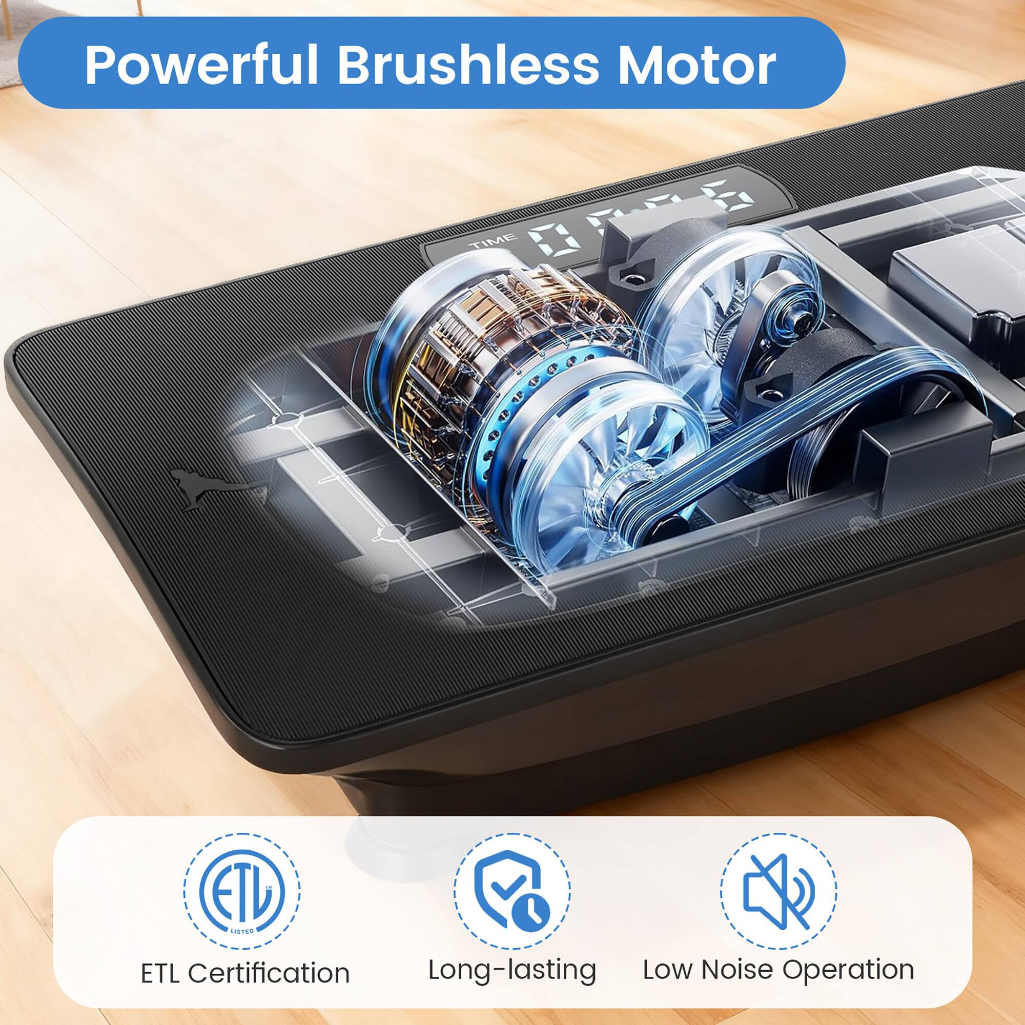 Powerful Brushless Motor

- ETL Certification
- Long-lasting
- Low Noise Operation