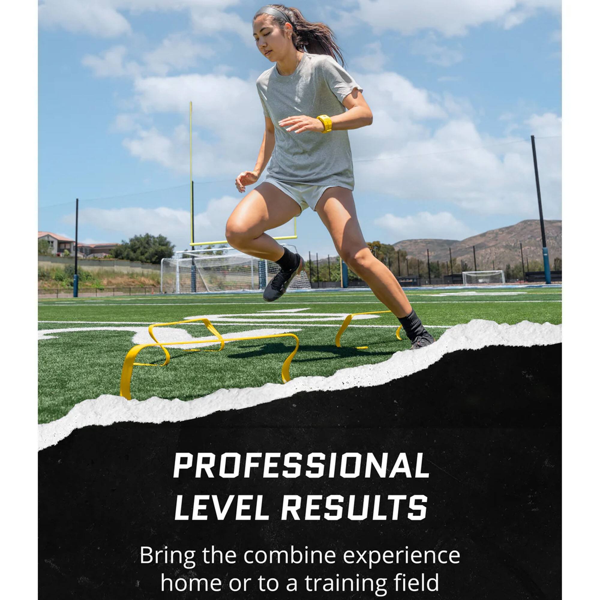 PROFESSIONAL LEVEL RESULTS  
Bring the combine experience home or to a training field