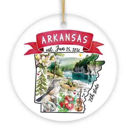 ARKANSAS
est. Jun 15, 1836
25th state