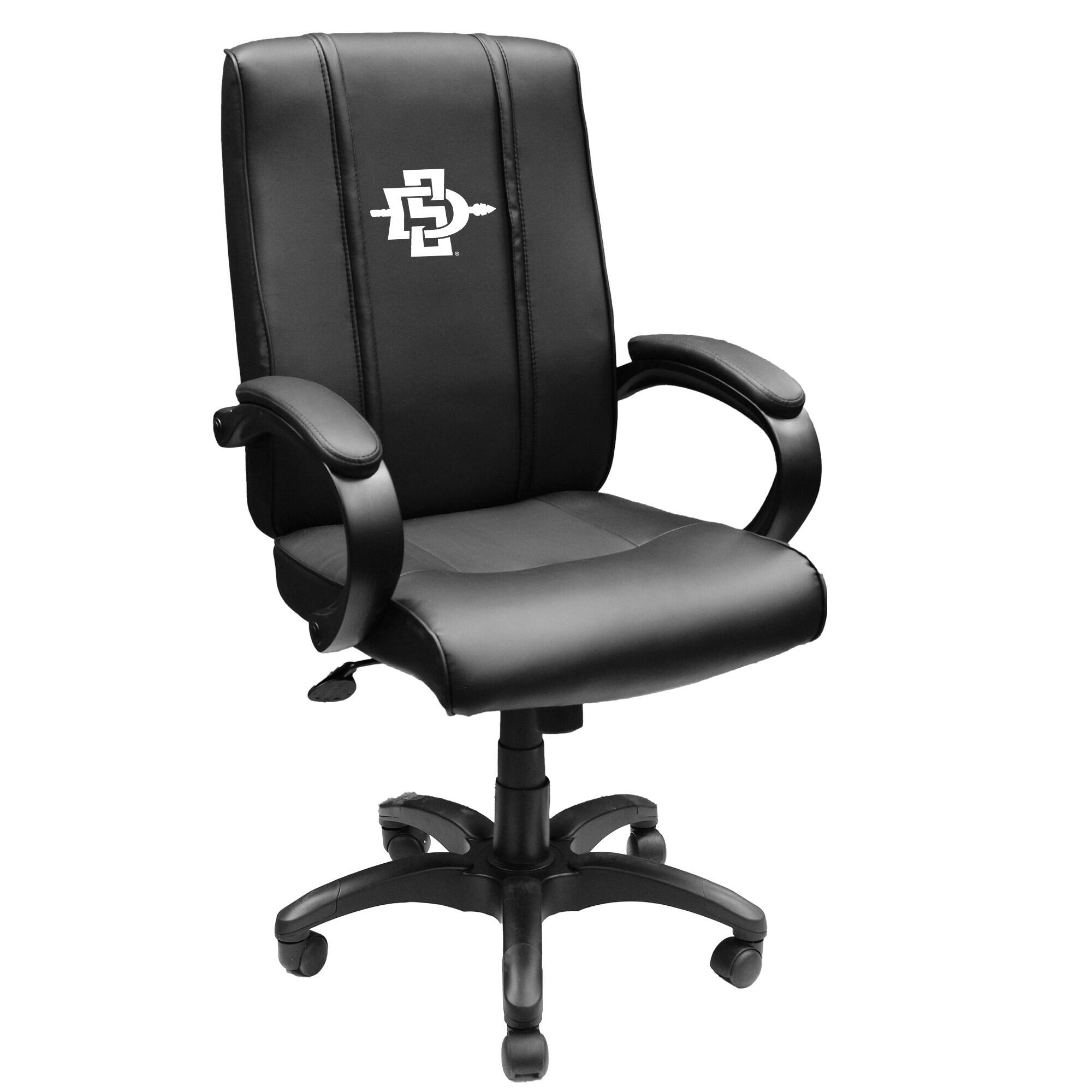 Front. DreamSeat - Black San Diego State Aztecs Team Office Chair 1000 - Black.