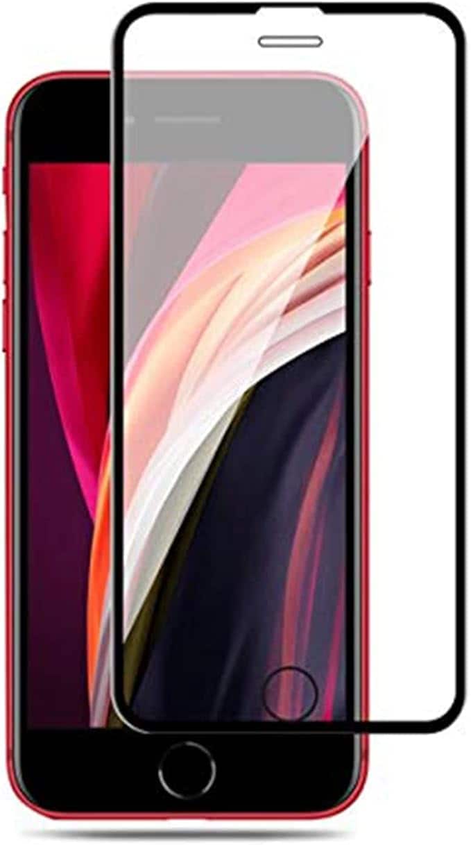Mybat - Pro Full Coverage Tempered Glass Screen Protector -Apple iphone SE (2020)/8/7/6S/6 - Clear