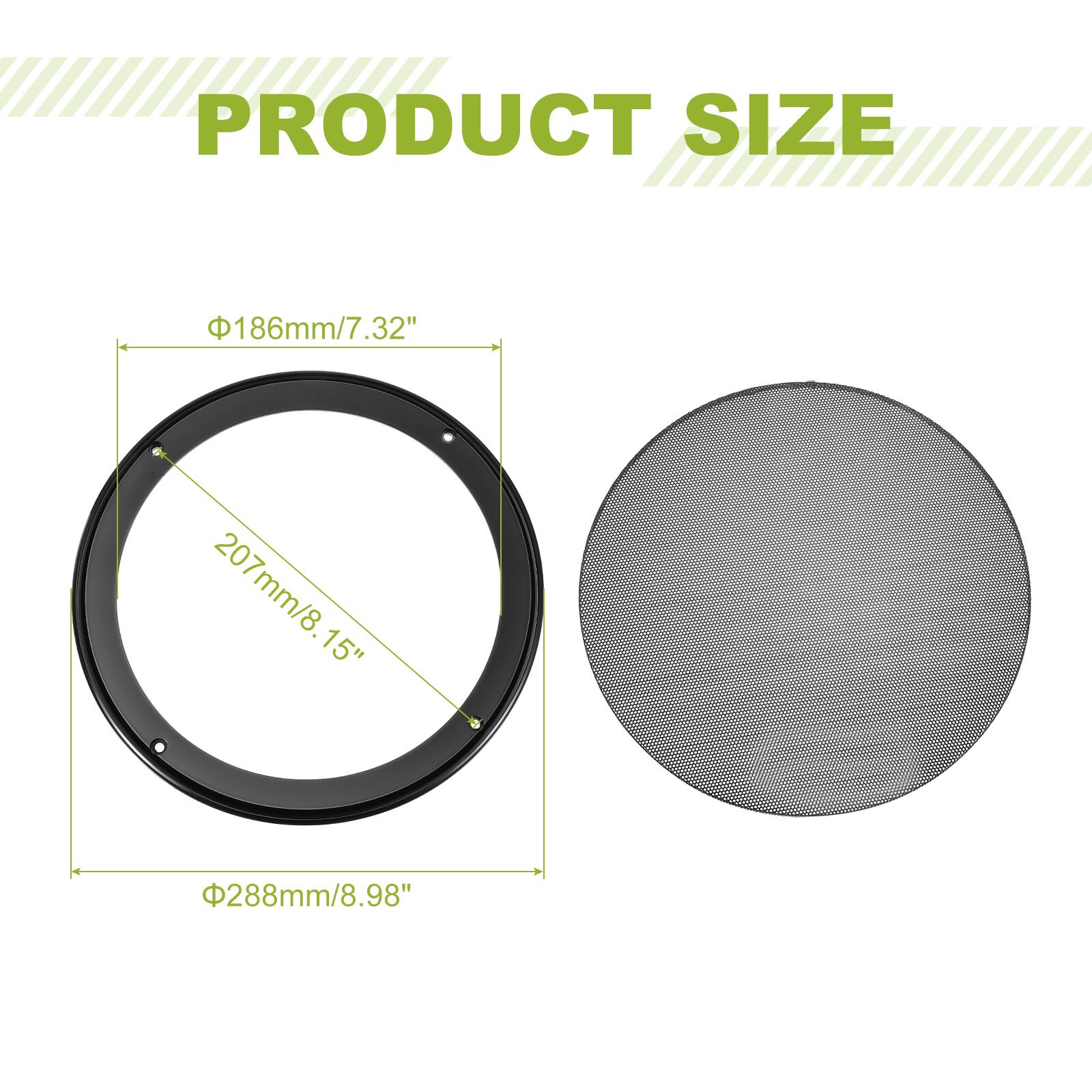 PRODUCT SIZE

- 186mm/7.32"
- 207mm/8.15"
- 288mm/8.98"