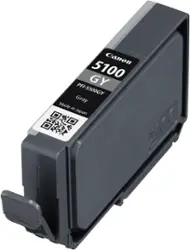 Canon - PFI-5100 AMR LUCIA PRO II Standard Capacity Ink Cartridge - Gray - Front_Zoom