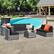 Alt View 8. Costway - 8 PCS Wicker Sofa Rattan Sectional Furniture Set Patio Furniture w/ Storage Table - Black.