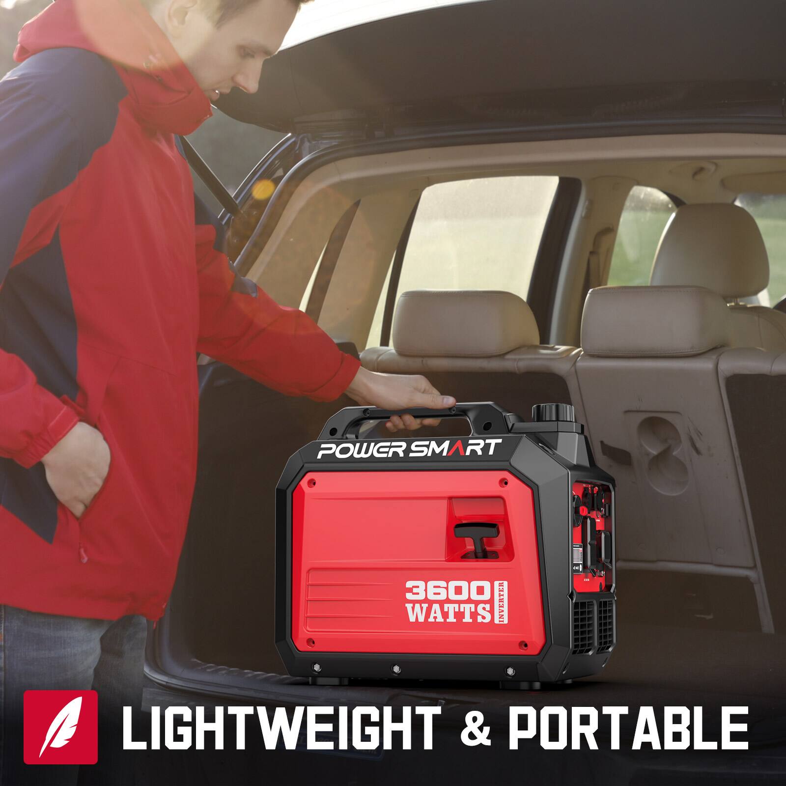 POWER SMART  
3600 WATTS INVERTER  
LIGHTWEIGHT & PORTABLE