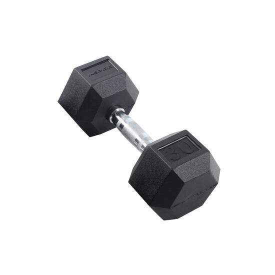 Inspire Fitness 30 LB Rubber Dumbbell Black 30RDB Best Buy