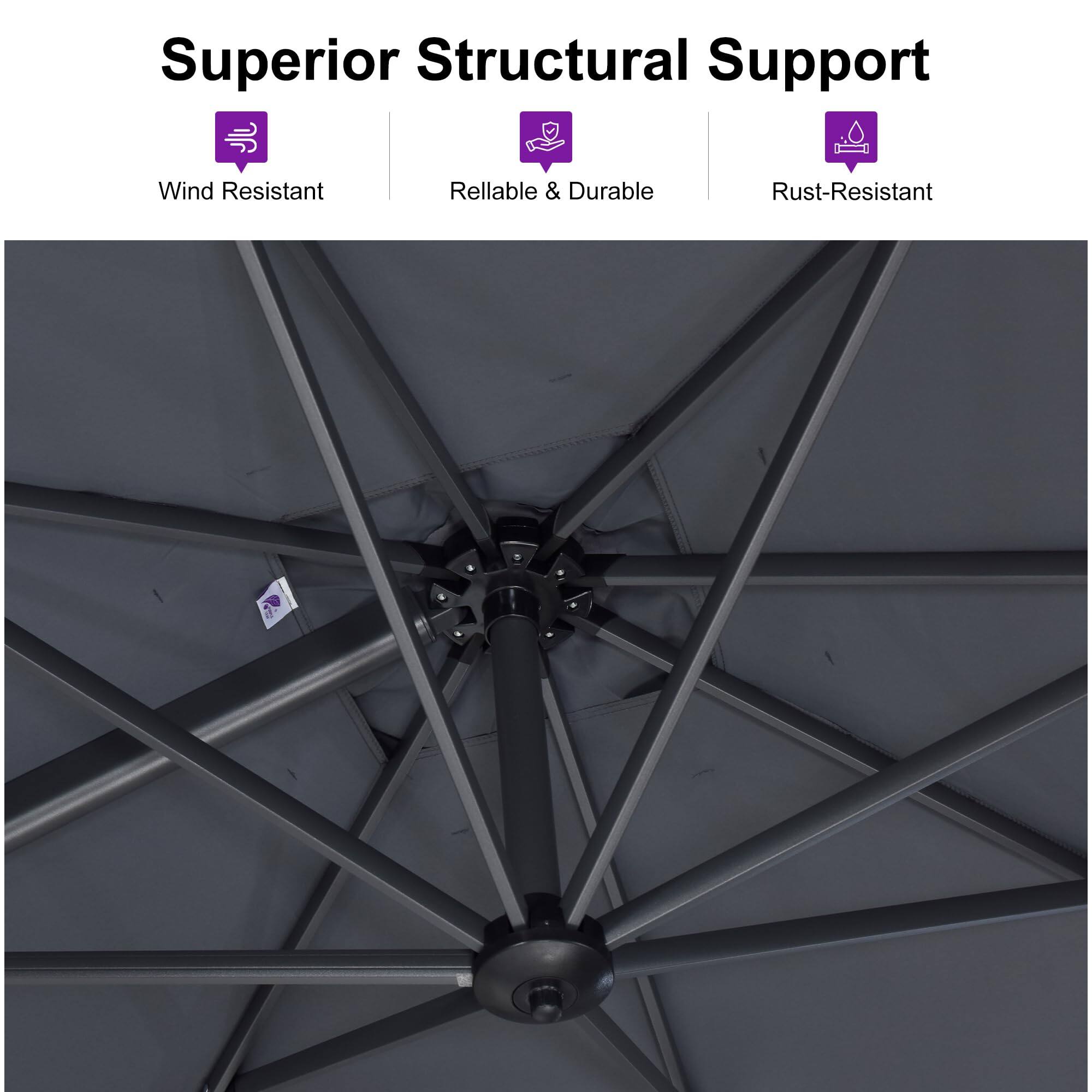 Superior Structural Support

- Wind Resistant
- Reliable & Durable
- Rust-Resistant
