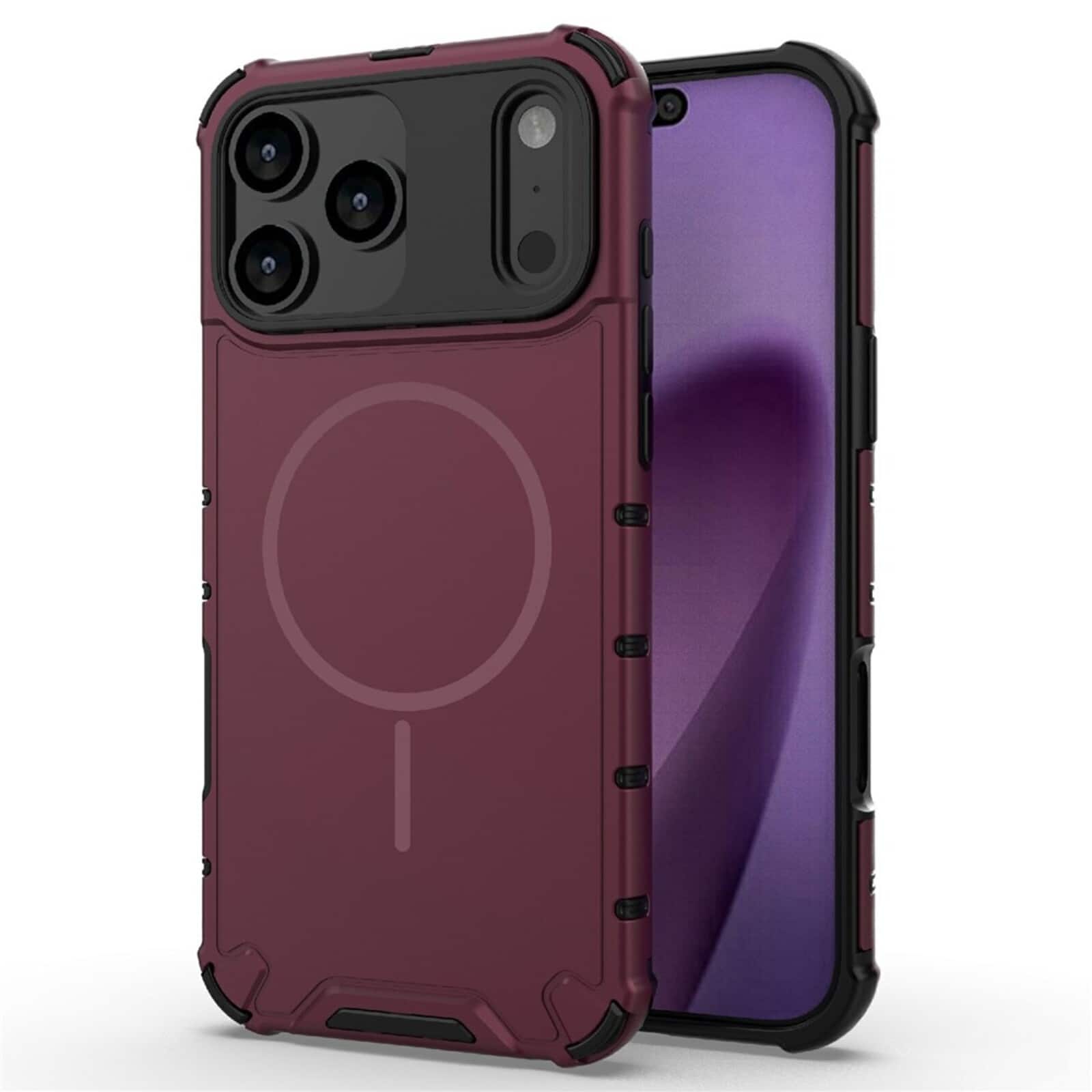 UUCOVER - Magnetic Case for Apple iPhone 18 Pro Max, Compatible with MagSafe, Shockproof Drop-proof Slim Heat Dissipation Cover - Plum