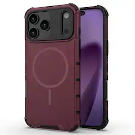 UUCOVER - Magnetic Case for Apple iPhone 18 Pro Max, Compatible with MagSafe, Shockproof Drop-proof Slim Heat Dissipation Cover - Plum
