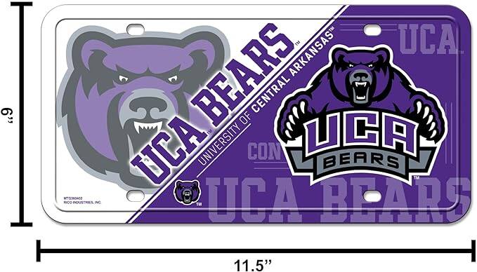 UCA BEARS  
UNIVERSITY OF CENTRAL ARKANSAS  
UCA BEARS  
11.5"
