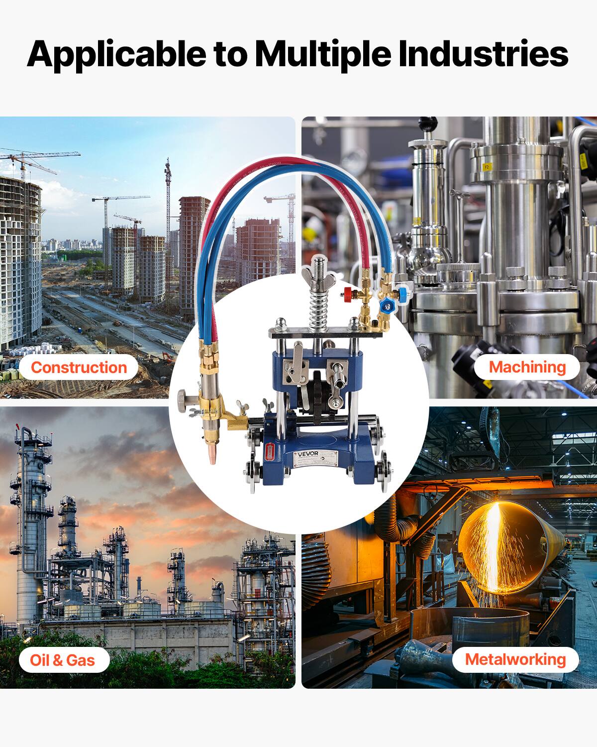 Applicable to Multiple Industries

- Construction
- Machining
- Oil & Gas
- Metalworking