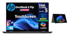 HP - OmniBook 2-in-1 Laptop 16.0 WUXGA Display (Intel Ultra 5-226v, 16GB LPDDR5X, 1TB PCIe SSD, Win 11 Pro) - Eclipse Gray