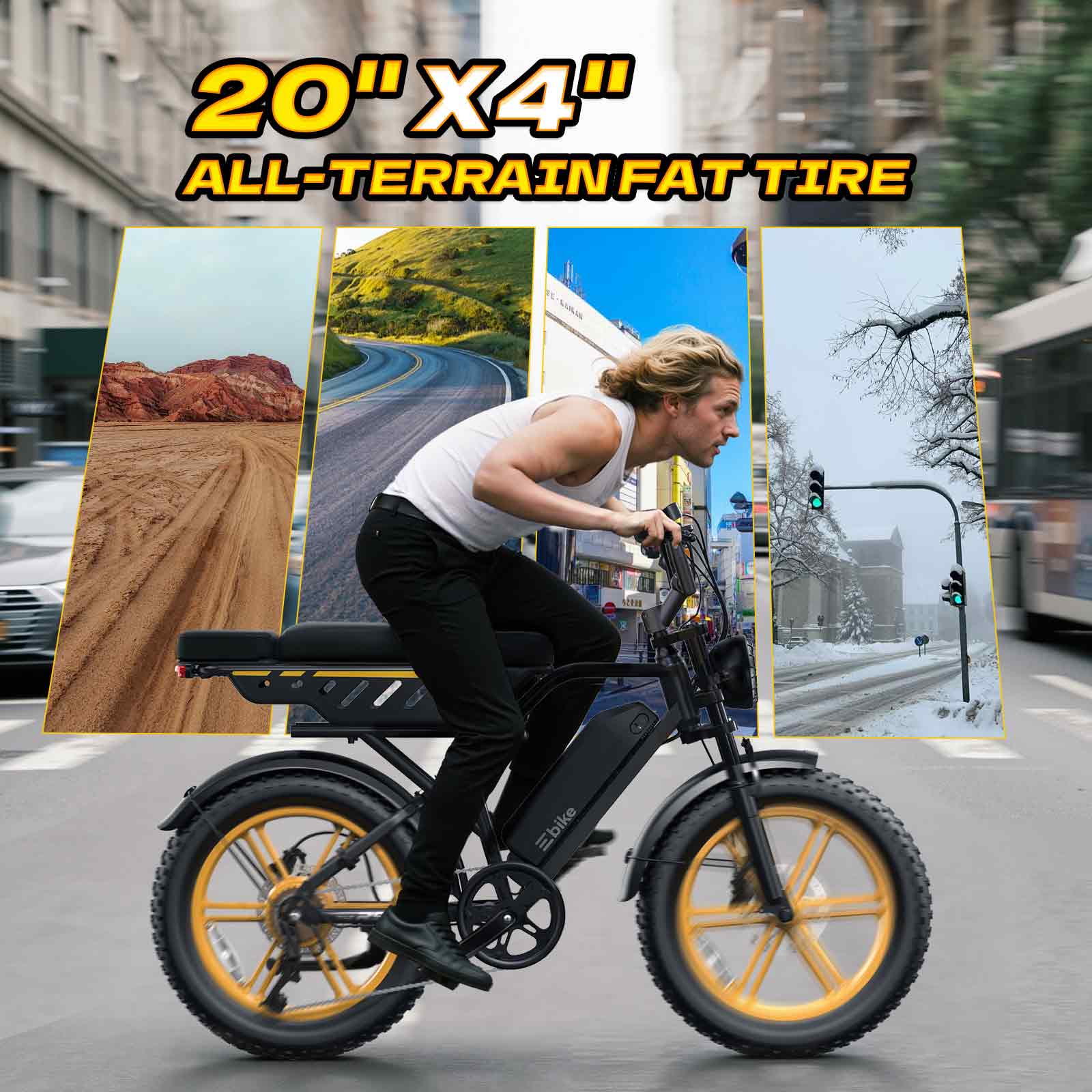 20" X 4" ALL-TERRAIN FAT TIRE