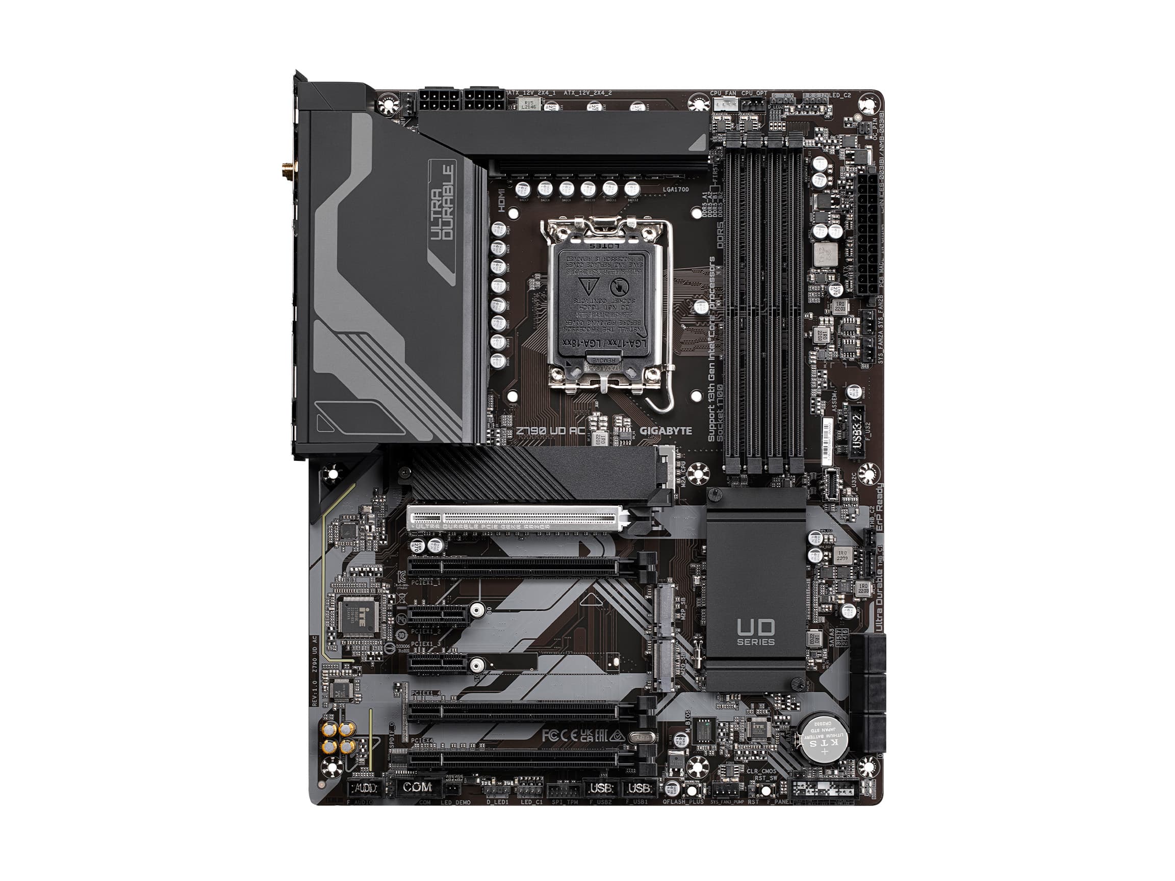 GIGABYTE - Z790 UD AC (Socket 1700) USB 3.2 Gen2 INTEL Motherboard - Black