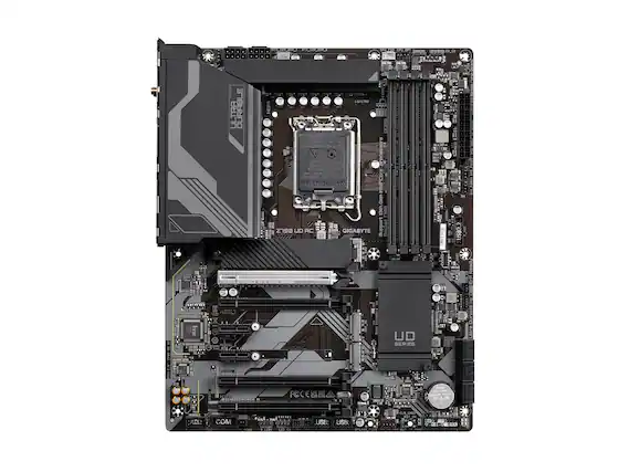 Front. GIGABYTE - Z790 UD AC (Socket 1700) USB 3.2 Gen2 INTEL Motherboard - Black.