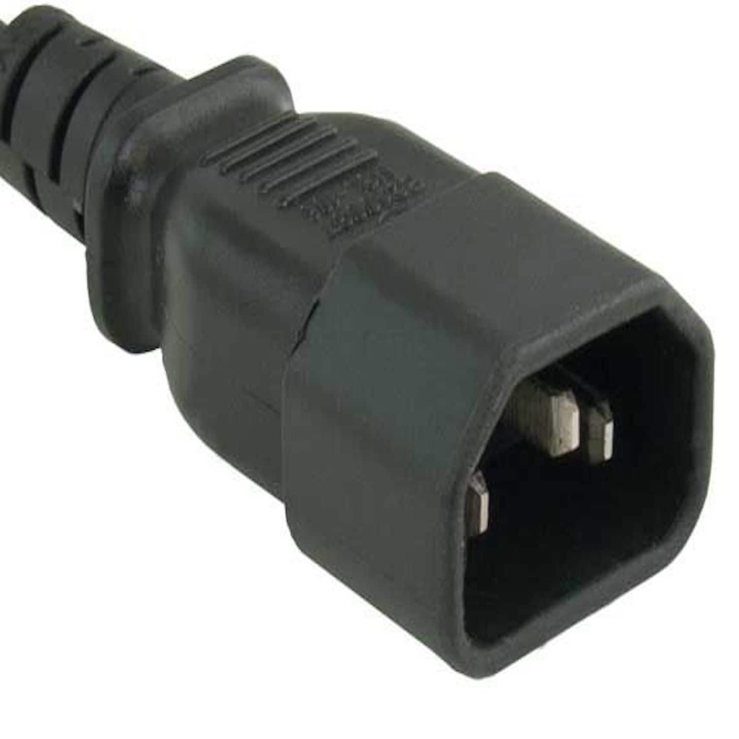 Sanoxy - Cables and Adapters; 6ft 18 AWG Monitor Power Adapter Cord (NEMA 5-15R to IEC320 C14) - Black