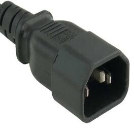 Sanoxy - Cables and Adapters; 5ft Computer Power Extension Cord (IEC320 C13 to IEC320 C14) - Black