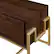 Alt View 32. Walker Edison - Modern Glam TV Stand - Dark Walnut.