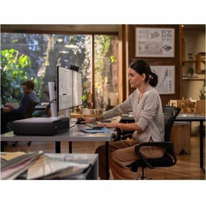 Alt View 3. HP - HP Z2 G1i Workstation - Intel Core Ultra 5 245K - 32 GB - 1 TB SSD - Small Form Factor - Black - Intel W880 Chip - Black.