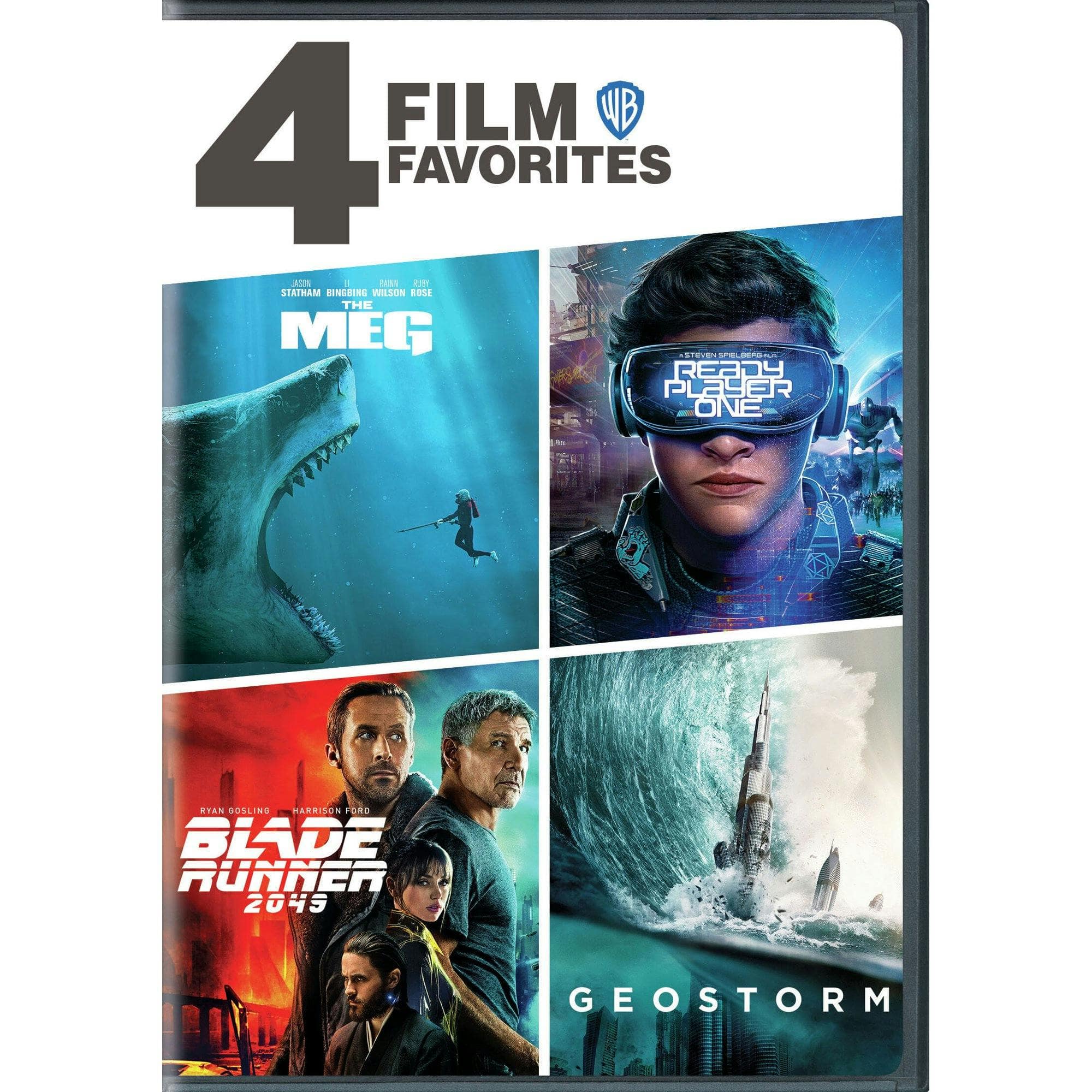 The Meg/Ready Player One/Blade Runner 2049/Geostorm (Box Set) [DVD]