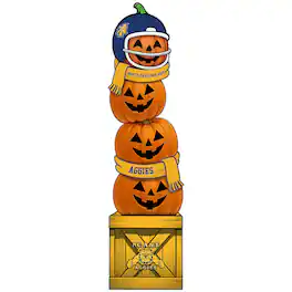 Fan Creations - North Carolina A&T Aggies 31" Stacked Pumpkin Leaner - Multicolor